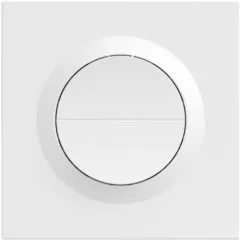 Sonoff Zigbee Smart Wall Mechanical Switch 1-Button 2 Gang White With Matter