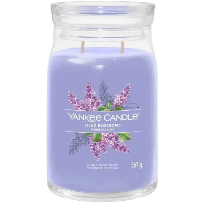 Yankee Candle Signature Lilac Blossoms Candle Large 567g — image 1