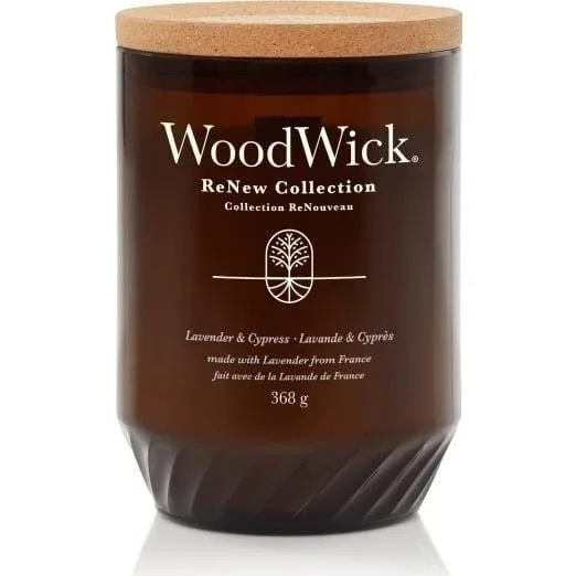 WoodWick ReNew Lavender & Cypress Candle Large 368g — image 1