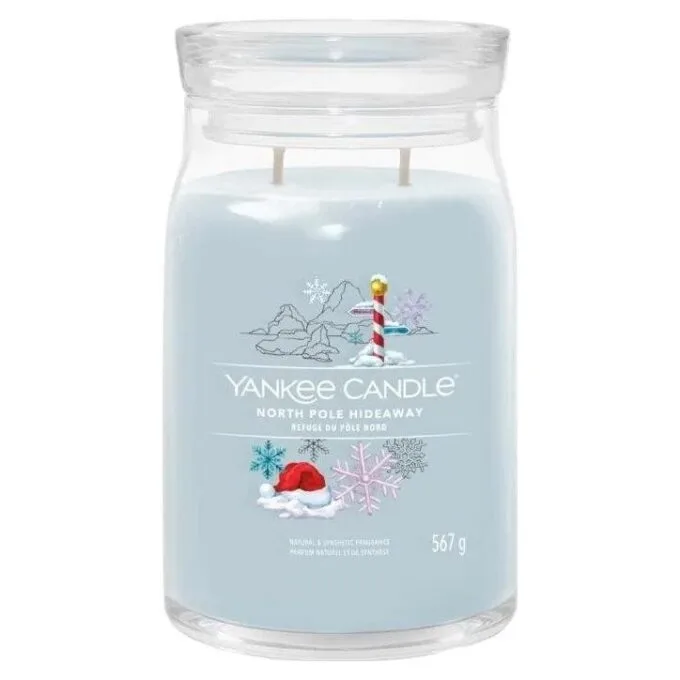 Yankee Candle Signature North Pole Hideaway Świeca Duża 567g — image 1