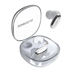 SonicGear Earphones Bluetooth ANC+Display EarPump Jewel Q3 White