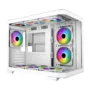 Armaggeddon Gaming Case ATX AQUARON X-Curve GiGa 10 E X10 With 10x ARGB Fans White