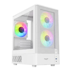 Armaggeddon Gaming Case M-ATX DEEPFREEZE DUPLEX 2 White 3x ARGB Fans