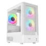 Armaggeddon Gaming Case M-ATX DEEPFREEZE DUPLEX 2 CHROMA White (3x Chroma Fans)