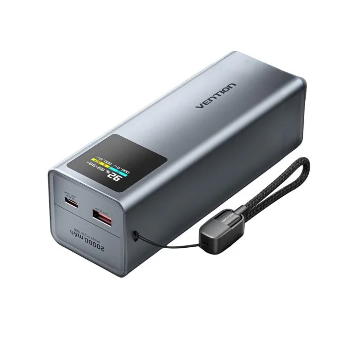Vention MA Powerbank 20000mAh 100W 2xUSB-C 1xUSB-A TFT Display +100W Cable FKCH0 — image 1