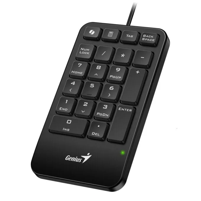 Genius Keyboard Numeric Pad Wired AI w/Palm Rest USB-A NumPad 125 — image 1