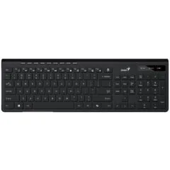 Genius Keyboard Wireless AI Chocolate Keys + 8 Hot Keys SlimStar 7230 English