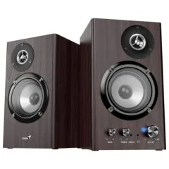 Genius PC Speakers 2.0 50W Aux & BT SP-HF1812BT Brown Wood