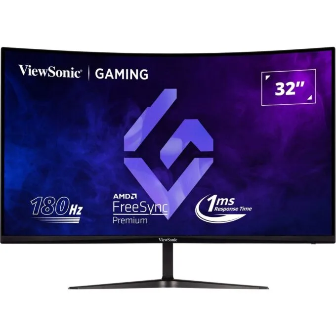 Viewsonic Monitor Gaming VX 32'' 2K VA Curved 180hz HDR10 VX3218C-2K — image 1