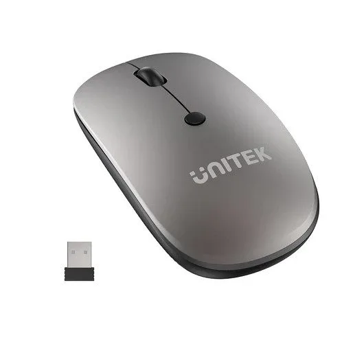 Unitek Mouse Wireless 2.4GHz SlimTrack T060 Space Grey — image 1