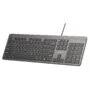 Unitek Keyboard Wired 104K USB-A English SlimTap T052 Space Grey