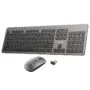Unitek IT Keyboard & Mouse Combo Wireless 2.4GHz English SlimDuo T054 Space Grey