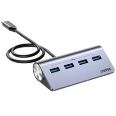 Unitek USB-C Hub 4xUSB-A 5Gbps & USB-C Power Port & 80cm Cable H1337B