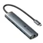 Vention HUB USB-C 1xUSB-C 3.2/2xUSB3.0/HDMI 4K60Hz/Gb/PD TGNHB