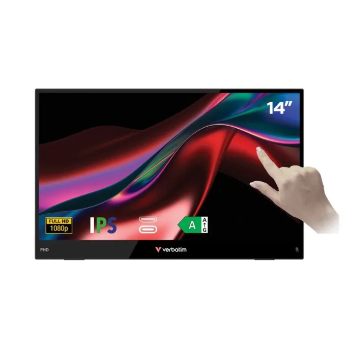 Verbatim Monitor Portable Touch 14" Full-HD USB-C LIGHT Series — image 1