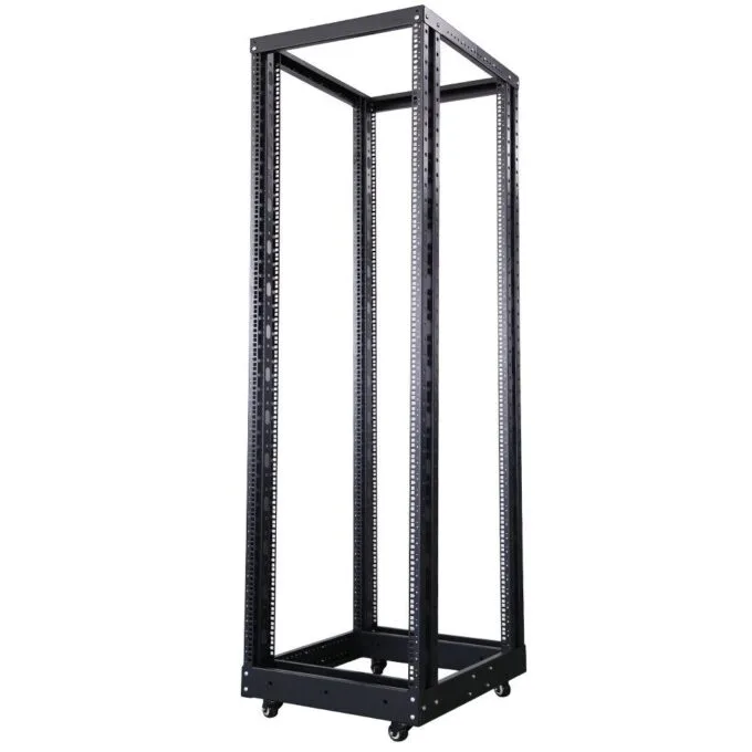 NETPRO 19" Open Rack Cabinet 42U with Adjustable Depth 600-1000mm NP-OR-42U60100 (not asembled) — image 1