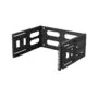 Lanberg Rack Wall Mount Folding Bracket 19" 4U 497X400/240 Black FB01-5404-10B