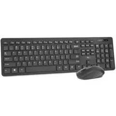 Rii Keyboard & Mouse Wireless 2.4GHz Combo Full Sized RK200