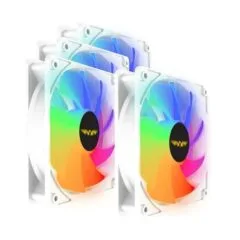 Armaggeddon Gaming Cooling Fan Set 4pcs ARGB KIT 6000 Pro White