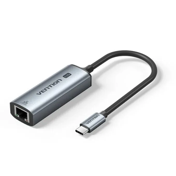 Vention Converter USB-C to 2.5 Gigabit Lan Aluminium Grey CFTHB — image 1