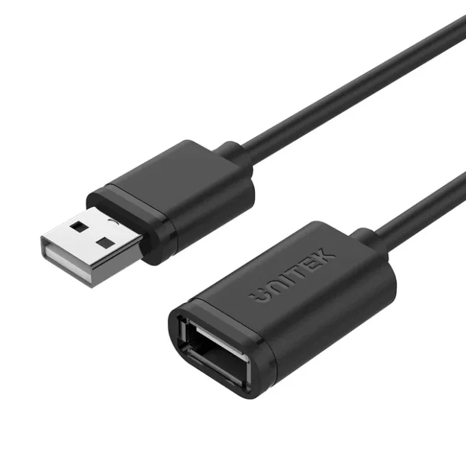 Unitek USB-A 2.0 Extension Cable 1.0m Y-C428GBK — image 1