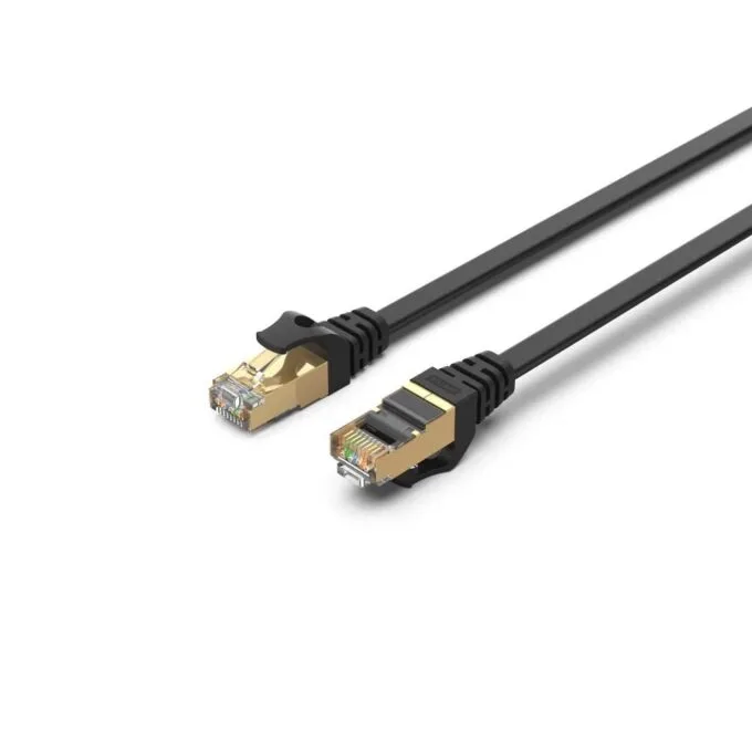 Unitek Network Patch Cable CAT7 Flat SSTP CU Black 5.0m C1897BK-5M — image 1
