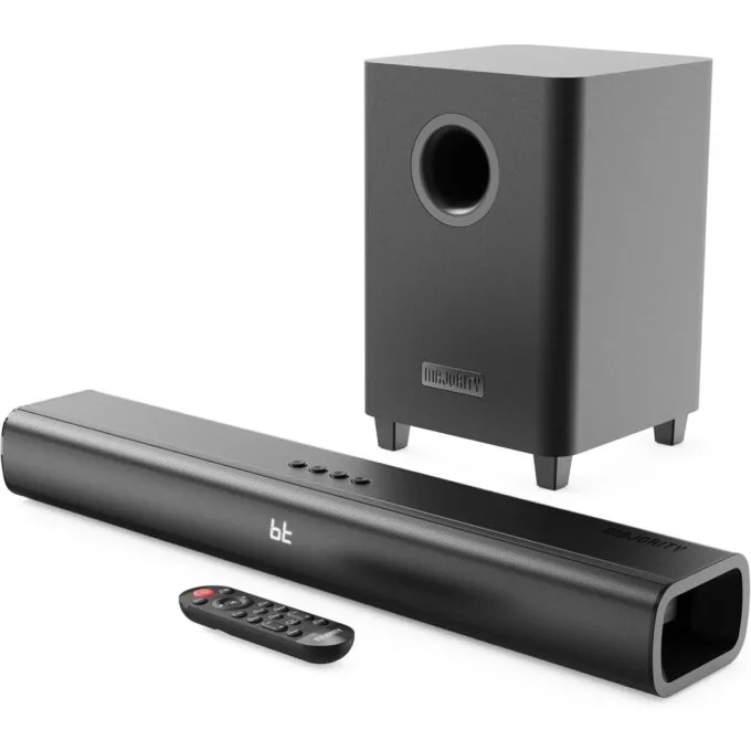Majority Soundbar NAGA 60 Plus Free 2.1 300W Wireless Subwoofer — image 1
