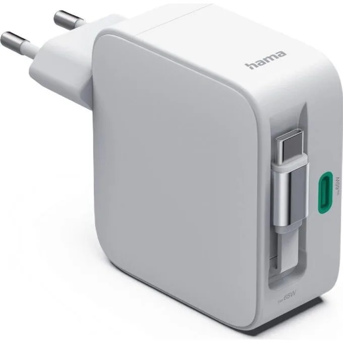 Hama 65W GAN 2xUSB-C 0.7M rolled — image 1