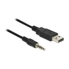 DeLOCK 1.8m USB2.0-A/3.5mm audio cable