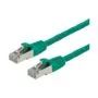 VALUE S/FTP Patch Cord Cat.6, halogen-free, green, 1.5m networking cable