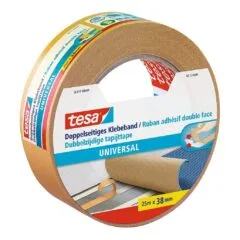 tesa double-sided adhesive tape 38 mm x 25 m white