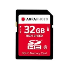 Card AgfaPhoto SDHC card 32GB High Speed Class 10 UHS I U1 V10