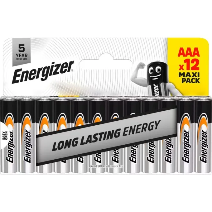 Energizer Batteries Alkaline AAA (12pcs) Alkaline Everyday (Blister) — image 1
