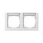 GIRA 109229 Frame 2f BSF pure white E2 horizontal
