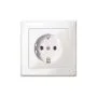 MERTEN MEG2301-1425 SCHUKO-Steckdose mit voller Abdeckplatte. a