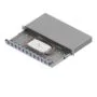EasyLan LWL Spleibox Grade C 19-inch 1HE, 12 ports, 12x LC duplex, OS2
