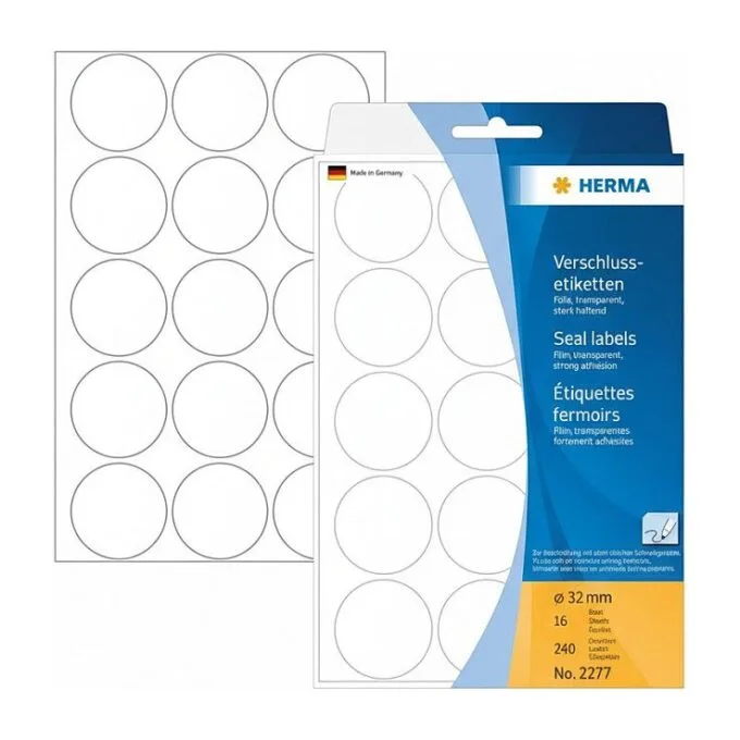 HERMA 2277 self-adhesive label — image 1