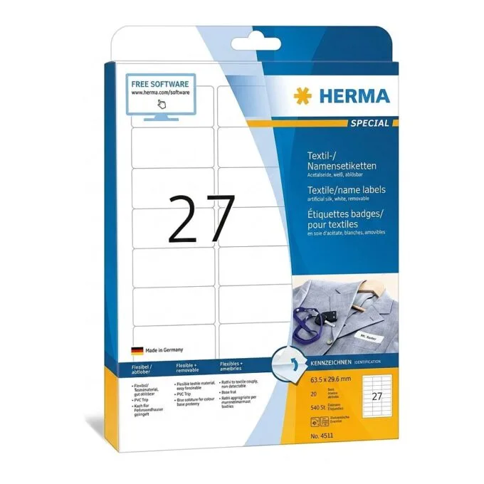 HERMA 4511 self-adhesive label — image 1