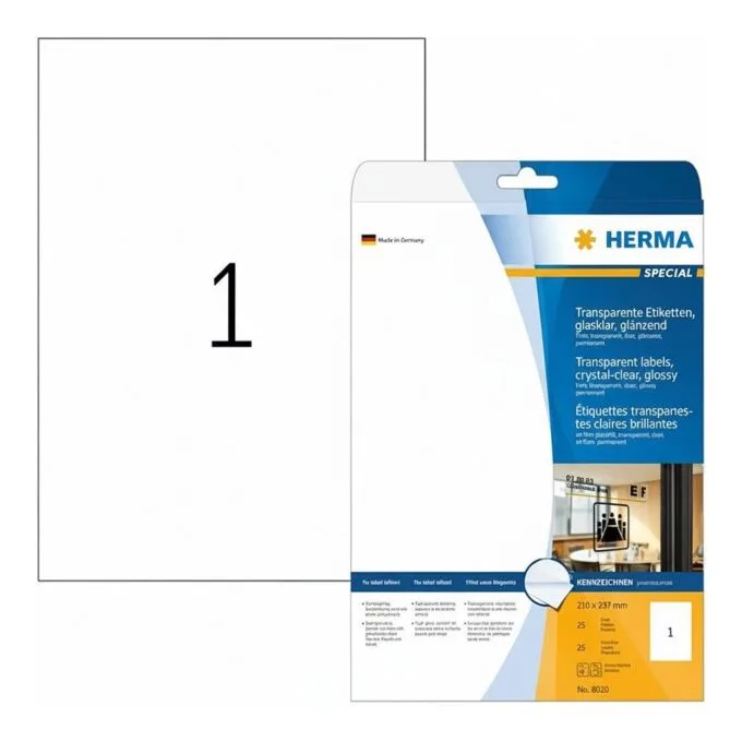 HERMA 8020 printer label — image 1