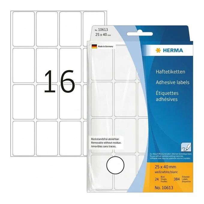 HERMA 10613 self-adhesive label — image 1