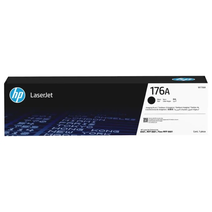 HP 176A - Black - Original - Box - Drum Unit - fr P/N: 9S187A#ABH, 9S187A#ABN, 9S187A#AKH, AJ7J3A#B19, AQ1E3A#ABG, AQ1E3A#ABH, AQ1E3A#BAZ — image 1