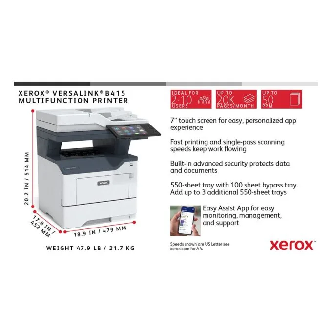 Xerox VersaLink B415V_DN multifunction printer — image 19