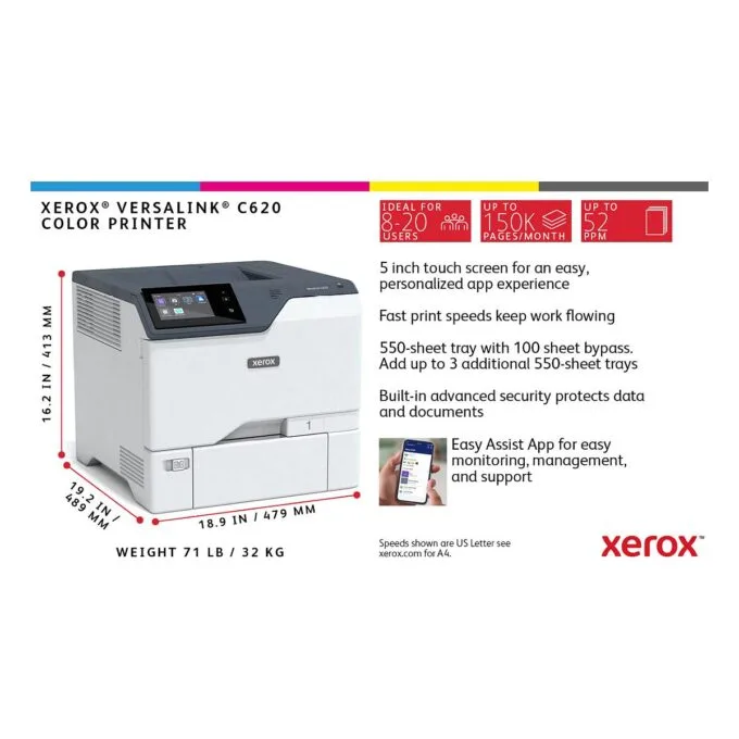 Xerox VersaLink C620V_DN laser printer — image 9