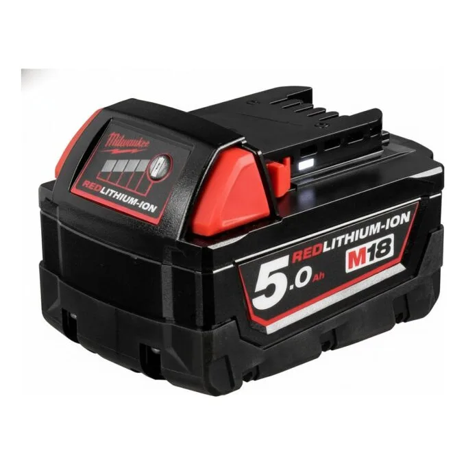 Milwaukee M18B5 18V / 5.0 Ah Li-ion replacement battery — image 1