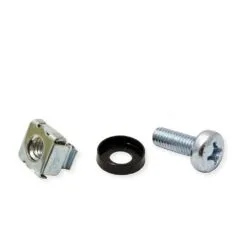 SCHROFF 19" fastening kit (screw, disc, nut) - MONTAGESET 19"COMPONENTS 4X