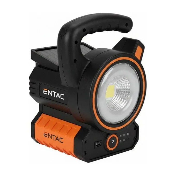 Entac LED working lamp solar with power bank — image 1