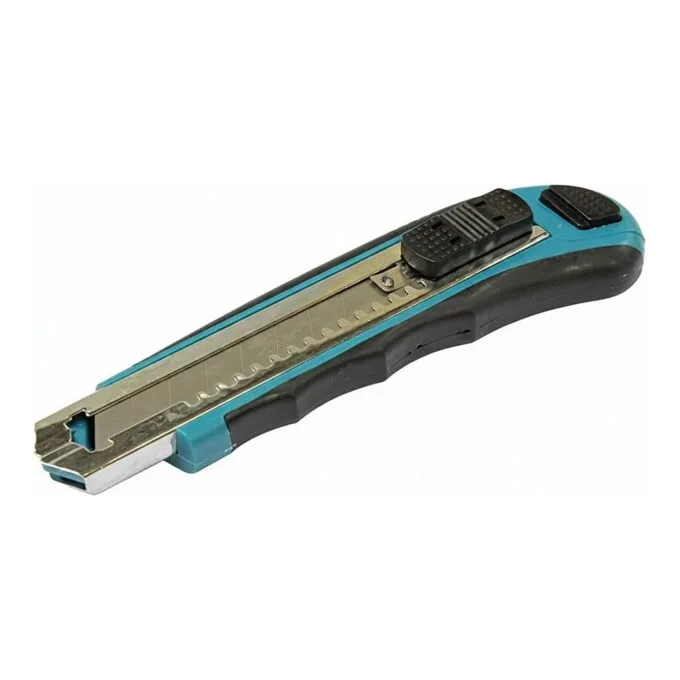 Breaking blade knife D-65713 (blue/black, with 8 breaking blades) — image 1