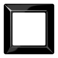 Jung AS581SW frame 1-fold black 1-fold 80.5x80.5mm