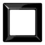 Jung AS581SW frame 1-fold black 1-fold 80.5x80.5mm