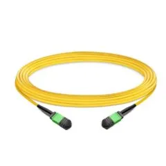 EFB MTP/APC(F)-MTP/APC(F) patch cable OS2 12 fibre type B LSZH yellow 30m